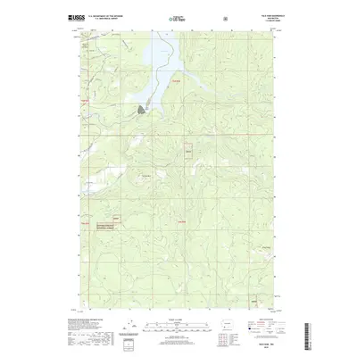2020 Map of Yale Dam, 2020 Print