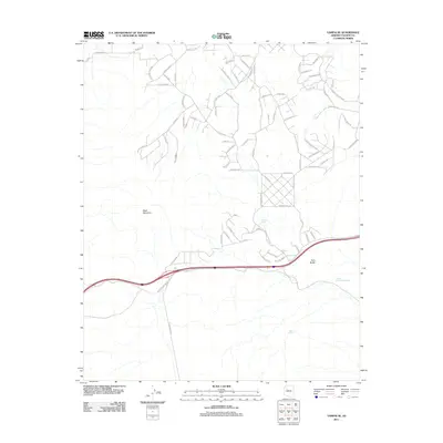 2011 Map of Yampai SE, 2011 Print