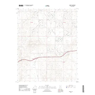 2018 Map of Yampai SE, 2018 Print