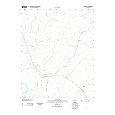2010 Map of Yanceyville, 2010 Print