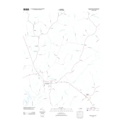 2013 Map of Yanceyville, 2013 Print