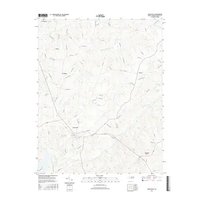 2016 Map of Yanceyville, 2016 Print