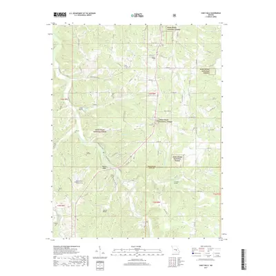 2017 Map of Yancy Mills, 2017 Print