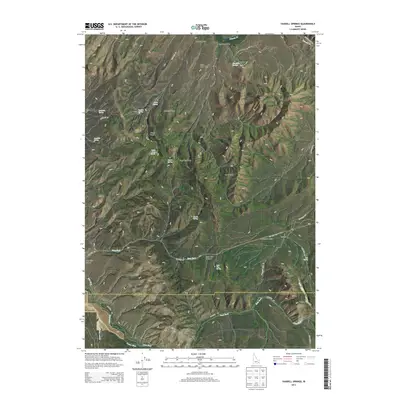 2013 Map of Yandell Springs, 2013 Print