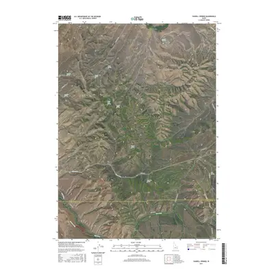 2017 Map of Yandell Springs, 2017 Print