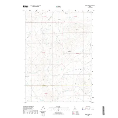 2020 Map of Yandell Springs, 2020 Print