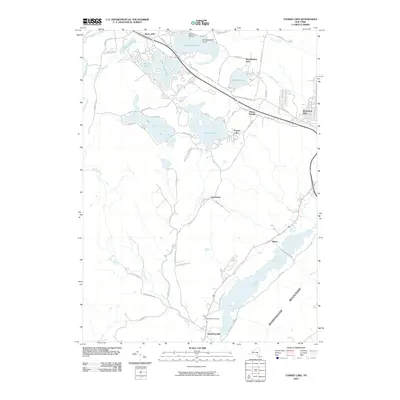 2010 Map of Yankee Lake, 2010 Print