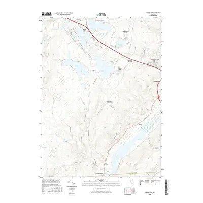 2016 Map of Yankee Lake, 2016 Print