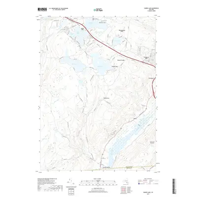 2019 Map of Yankee Lake, 2019 Print