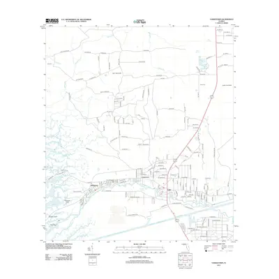 2012 Map of Yankeetown, 2012 Print