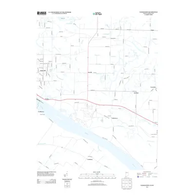 2013 Map of Yankeetown, 2013 Print