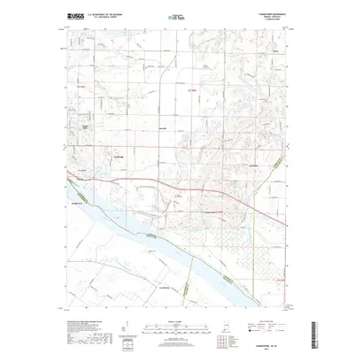 2019 Map of Yankeetown, 2019 Print