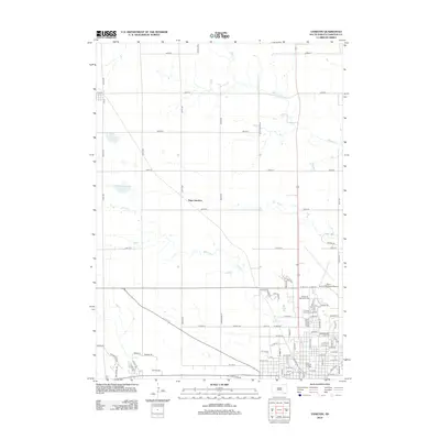2012 Map of Yankton, 2012 Print