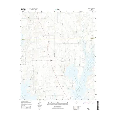 2016 Map of Yantis, 2016 Print