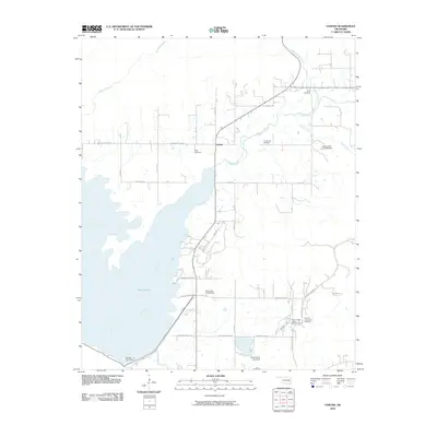 2010 Map of Yanush, 2010 Print
