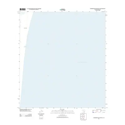 2013 Map of Yarborough Pass OE E, 2013 Print