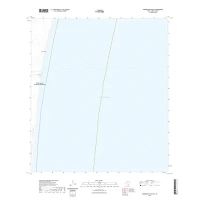 2022 Map of Yarborough Pass OE E, 2022 Print
