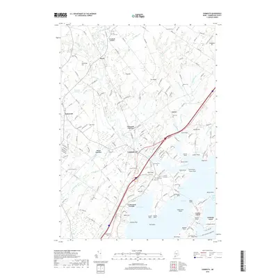 2018 Map of Yarmouth, 2018 Print