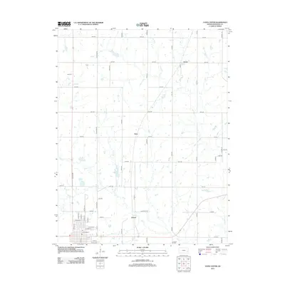 2012 Map of Yates Center, 2012 Print