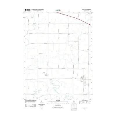 2012 Map of Yates City, 2012 Print