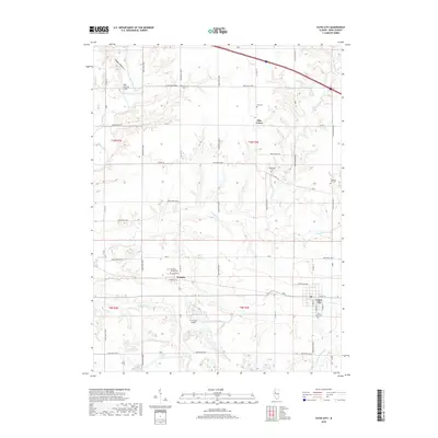 2018 Map of Yates City, 2018 Print