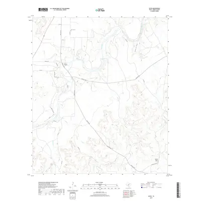 2019 Map of Yates, 2019 Print