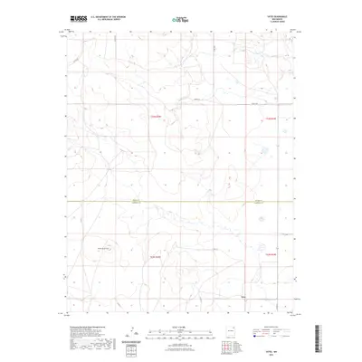 2023 Map of Yates, 2023 Print