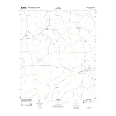 2011 Map of Yatesville, 2011 Print
