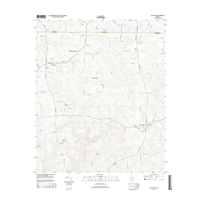 2014 Map of Yatesville, 2014 Print