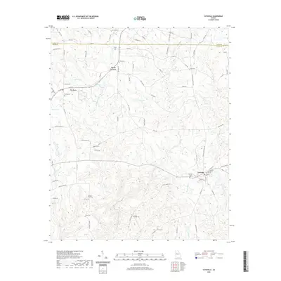 2020 Map of Yatesville, 2020 Print