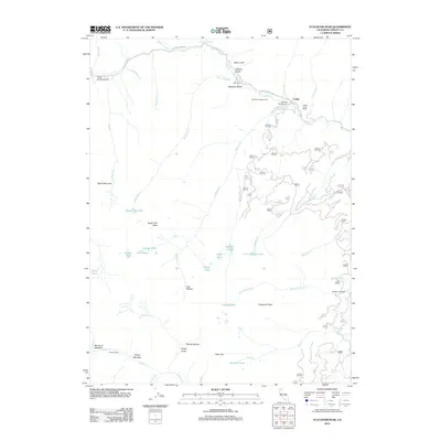 2012 Map of Ycatapom Peak, 2012 Print