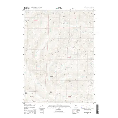 2015 Map of Ycatapom Peak, 2015 Print