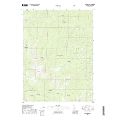 2018 Map of Ycatapom Peak, 2018 Print
