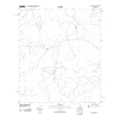 2010 Map of Yeager Creek, 2010 Print