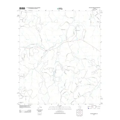 2012 Map of Yeager Creek, 2012 Print