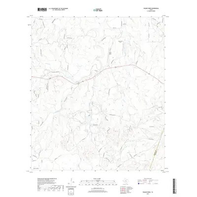 2019 Map of Yeager Creek, 2019 Print