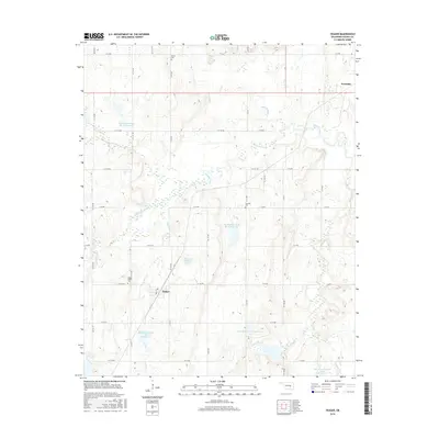 2016 Map of Yeager, 2016 Print