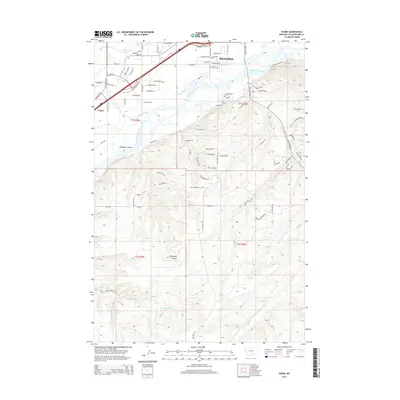 2014 Map of Yegen, 2014 Print