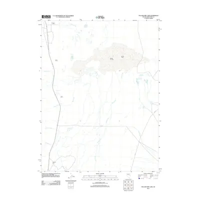 2012 Map of Yelland Dry Lake, 2012 Print