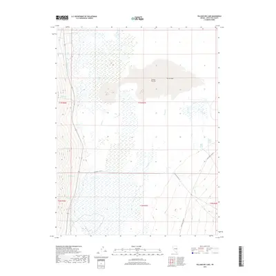 2018 Map of Yelland Dry Lake, 2018 Print