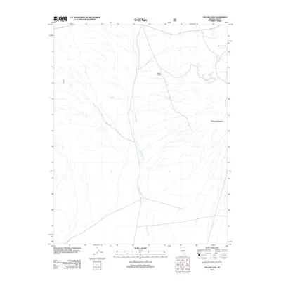 2012 Map of Yellow Cone, 2012 Print