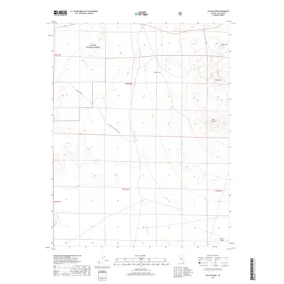 2018 Map of Yellow Cone, 2018 Print