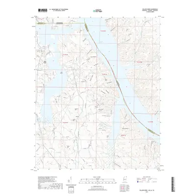 2018 Map of Yellow Creek, 2018 Print