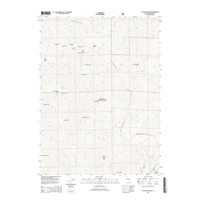 2015 Map of Yellow Dog Peak, 2015 Print