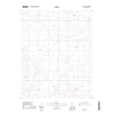 2023 Map of Yellow Hill, 2023 Print