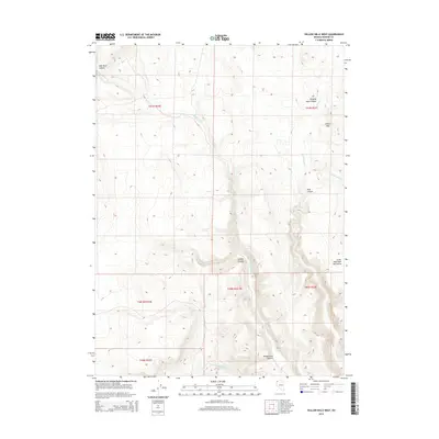 2015 Map of Yellow Hills West, 2015 Print
