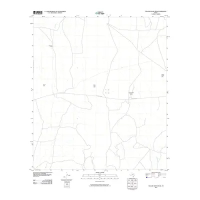 2010 Map of Yellow House Peak, 2010 Print