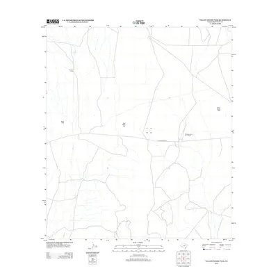 2013 Map of Yellow House Peak, 2013 Print