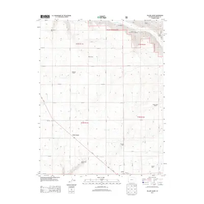 2013 Map of Yellow Jacket, 2013 Print