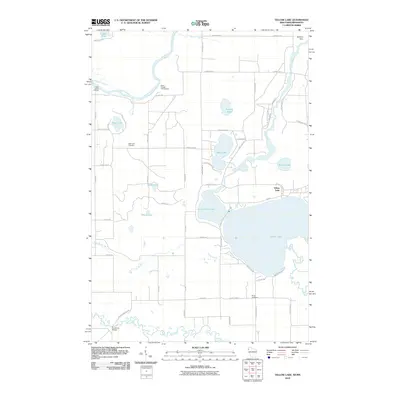 2010 Map of Yellow Lake, 2010 Print